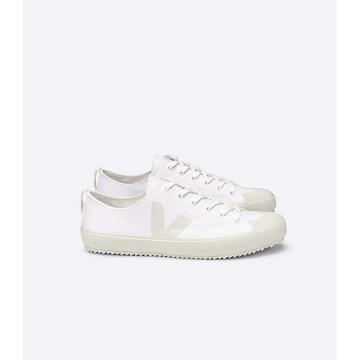 White Women's Veja NOVA CANVAS Shoes | AU 478EBC